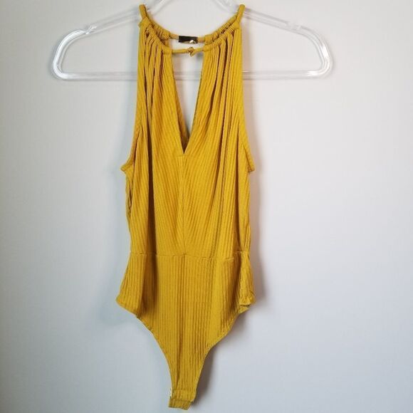 High neck/choker sleeveless bodysuit - Picture 6 of 6